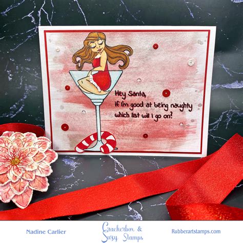 Sassy Christmas Card Nadine Carlier