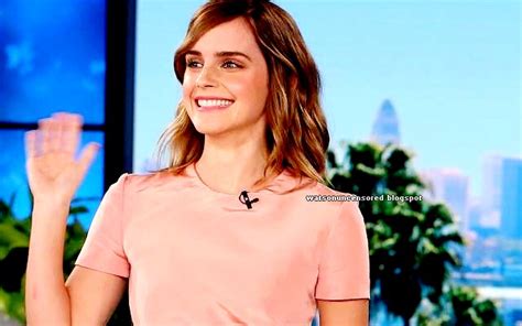 Emma Watson Emma Watson At The Ellen Degeneres Show