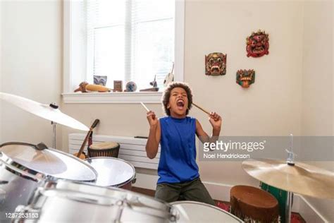 Black Kid Drums Photos And Premium High Res Pictures Getty Images