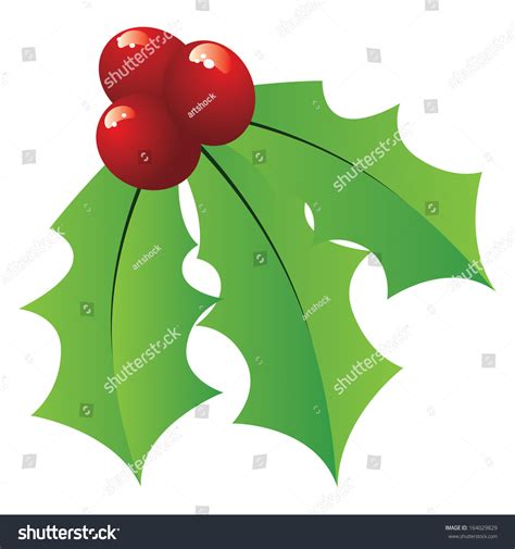 Cartoon Simple Mistletoe Shiny Red And Green Ornament ... New users enjoy 60% off.