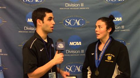 Scac Swimming And Diving Championship Womens 50 Freestyle Olivia Dilorati Cc Youtube