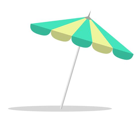 Beach Umbrella Flat Design Flat Umbrella Png Download 20482048