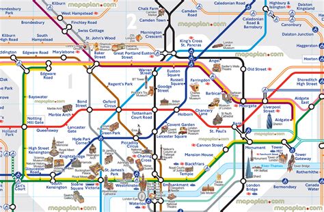 London Maps Top Tourist Attractions Free Printable City Street Map