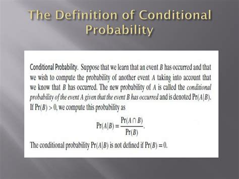 Ppt Conditional Probability Powerpoint Presentation Free Download