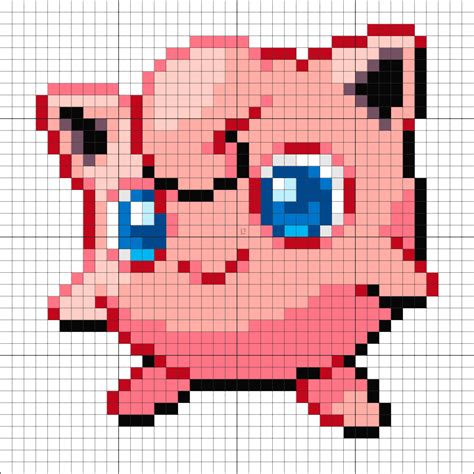 Jigglypuff Pixel Art Pokemon Pixel Art Grid Pixel Art 0 Hot Sex Picture
