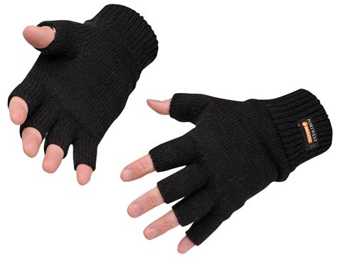 Northrock Safety Fingerless Knit Insulatex Glove Singapore Fingerless Winter Work Gloves