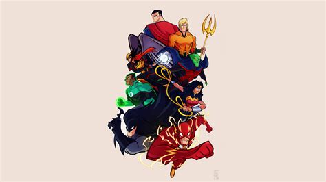 Justice League Cartoon Comic Artwork 4k Hd Superheroes 4k Wallpapers Images Backgrounds
