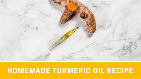Homemade Turmeric Oil Infused With Coconut Oil Face Skin Youtube