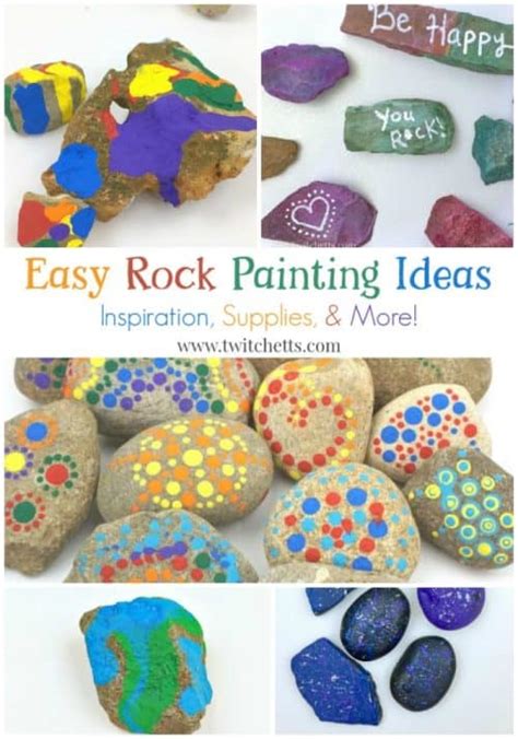 Stone Painting Ideas for Kids...and Adults Too! - Twitchetts Make amazing handmade gifts and.