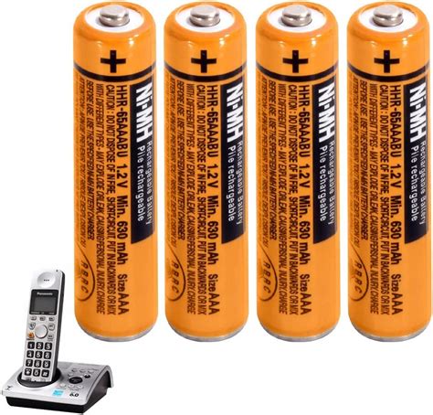 Ni Mh Aaa Rechargeable Battery 12v 630mah 4 Pack Aaa Rechargeable