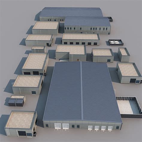factory building 3D model | CGTrader