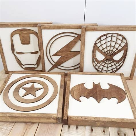 So, here are 25 awesome superhero bedroom ideas including props and superhero decor we considered and used to turn his bedroom into a hero retreat for him. Superhero Sign Superhero Wall Art Boys Bedroom Decor