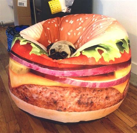 Burger Bed Cute Dog Beds Funny Dog Beds Pet Beds Funny Animals