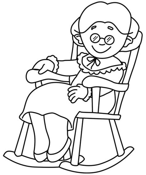 Día de la Abuela – Para pintar | Colorear imágenes