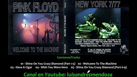 Pink Floyd Welcome To The Machine Live Bootleg Roio Full Album Youtube