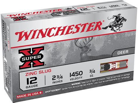 Winchester Super X Ammo Ga Oz Foster Type Slug Hot Sex Picture