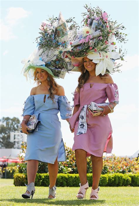 Oaks Day 2016 Ladies Day At Flemington With Bright Colours And