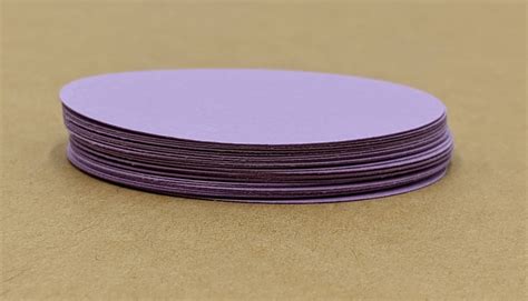 Blank Lavender Mauve Purple Cardstock Oval Shapes Collage Etsy