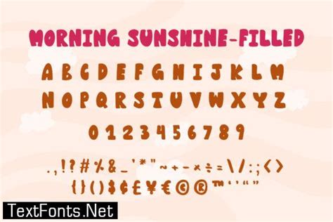 Morning Sunshine Font