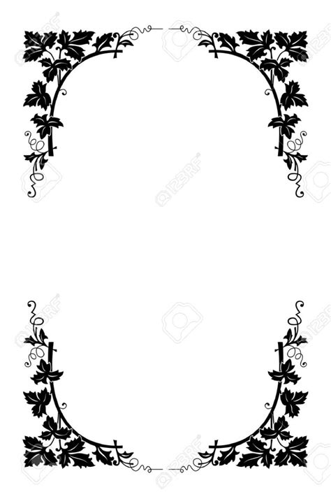So cute free printable black and white frames, borders, labels or toppers. Best Black And White Flower Border #15715 - Clipartion.com