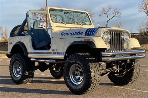 reserve  jeep cj  renegade  sale  bat auctions sold