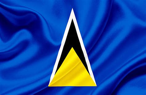 St Lucia Flag Stock Photos Pictures And Royalty Free Images Istock