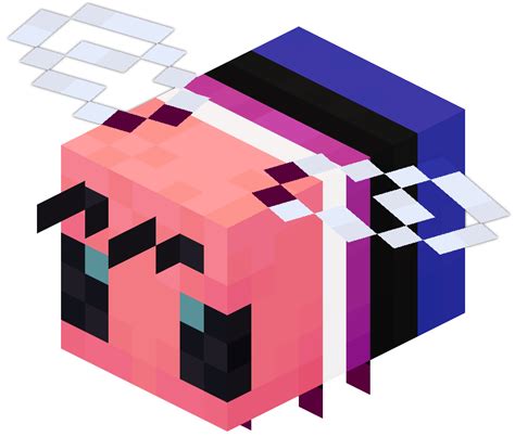 Genderfluid Freetoedit Minecraft Bee Sticker By Spideysbi
