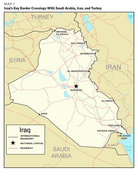 Border Crossings Roads And Regional Politics In Iraq Carnegie