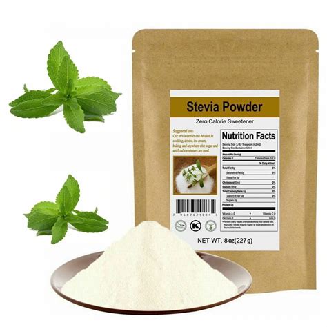 Premium New Ccnature Stevia Powder Extract Pure Natural Sweetener Sweet