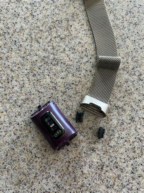 My Fitbit Charge 4 Broke Attachment To The Bracelet We Tried To Put