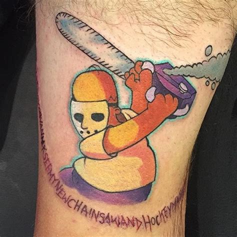 The Simpsons Tattoo On Instagram Saranna Tattoo