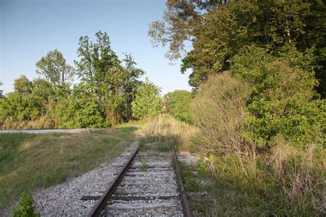 Abandoned Railroad Tracks Abandoned Section Of The Columbu Flickr
