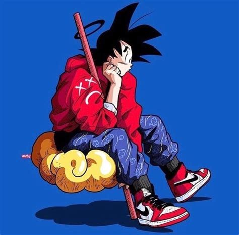 Blue Anime Aesthetic Goku Anime Wallpaper Hd Images And Photos Finder
