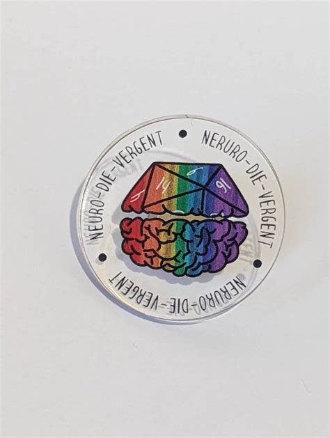 Neurodivergent Pin Neuro Die Vergent Pin Badge Autistic Pin Etsy