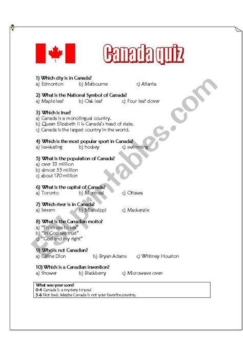 Map Of Canada Quiz Printable Maps Of The World