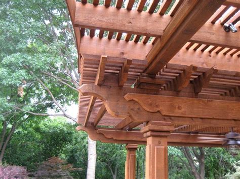 Unless they pergola rafters are directly aligned with the roof rafters the roof deck is still bearing the put a short cripple wall in the attic so the wight rests on the same wall the rafter tails are resting on. 17 Best images about Pergola rafter tails (favorites) on ...