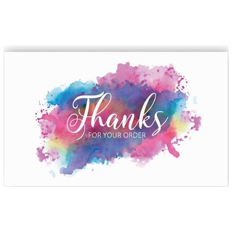 120pcs Multi Function Thank You Cards Elegant Paper Thank Cards For