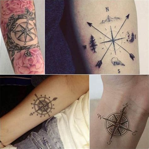 Compass Tattoo Designs Popular Ideas For Compass Tattoos