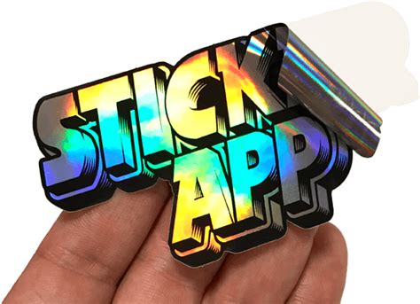 Holographic stickers - StickerApp