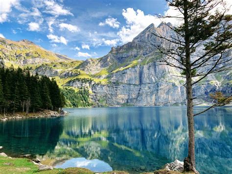 Discover The Magnificent Lake Oeschinen In Switzerland With This