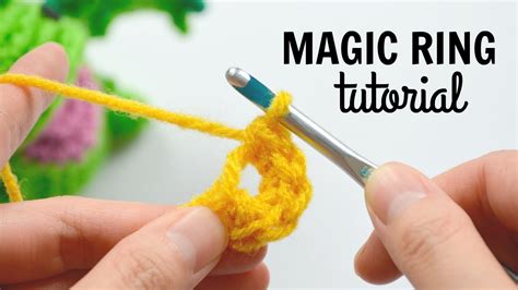How To Crochet A Magic Ring Amigurumi Beginner Basics Youtube