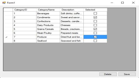 How To Delete Multiple Rows In DataGridView Using CheckBox Ic