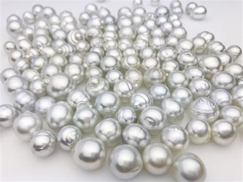 Silver South Sea Aa Mm To Mm Sb Loose Pearls