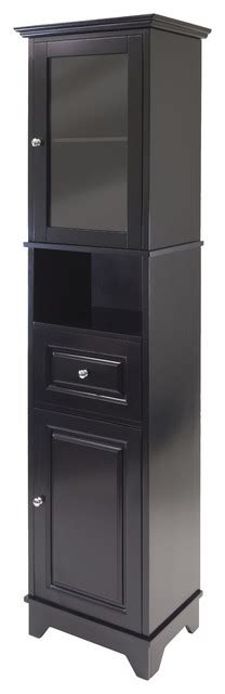Winsome trading has been a manufacturer and distributor of quality products for the home for over 30 years. Winsome Wood Alps Tall Cabinet With Glass Door and Drawer ...