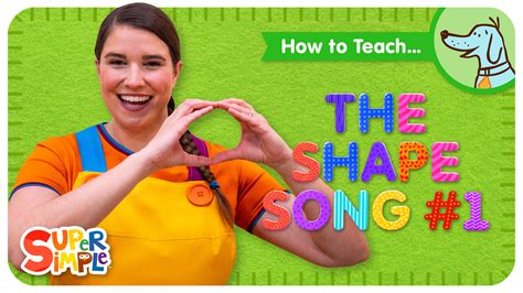How To Teach The Shape Song By Super Simple Songs Caitie