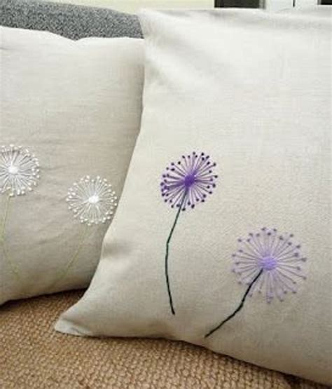 Ideas Of Simple Embroidery Designs For Pillow Covers