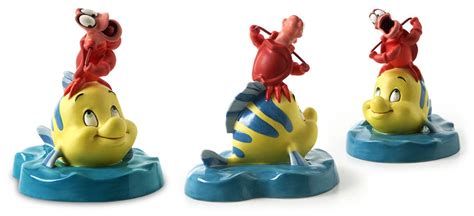 Walt Disney Figurines Sebastian And Flounder Walt Disney Characters