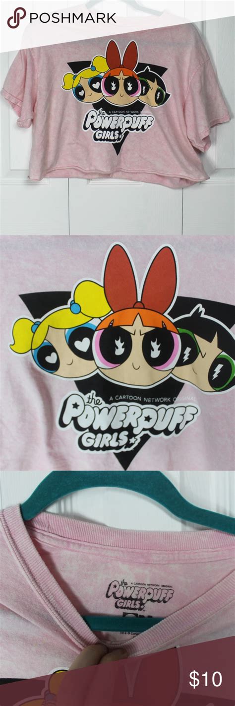 Powerpuff Cropped Tee Shirt Cropped Tee Shirt Clothes Design