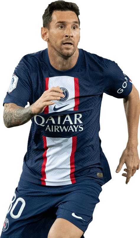 Lionel Messi Paris Saint Germain Football Render Footyrenders