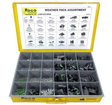 Rogo Fastener Co Inc Weather Pack Assortment Assortment